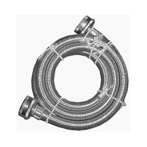 Washing Machine Supply Line 3/4" Hose Thread T X 3/4" D Hose Thread 48 ft. Braided Stainless Steel Washing Mach Washing Machine Supply Line 3/4" Hose Thread T X 3/4" D Hose Thread 48 ft. Braided Stainless Steel Washing Mach