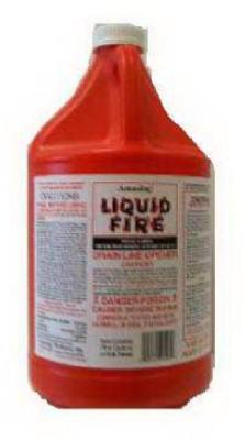Amazing Liquid Fire LF-G-4-XCP4 Drain Opener Liquid 1 gal - pack