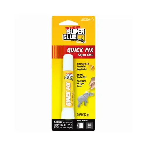 15030 Super Glue, Liquid, Intensely Irritating, Clear, 0.07 oz Tube 15030 Super Glue, Liquid, Intensely Irritating, Clear, 0.07 oz Tube