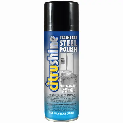 CitruShine Stainless Steel Cleaner 6 oz Liquid - pack of 6 3100320-XCP6