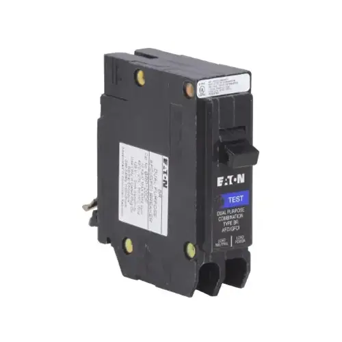 Circuit Breaker, AFCI, BR, GFCI, 20 A, 1 -Pole, 120 VAC, Plug Mounting Circuit Breaker, AFCI, BR, GFCI, 20 A, 1 -Pole, 120 VAC, Plug Mounting