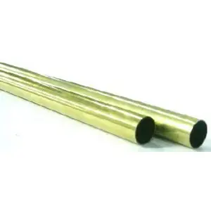 K&S 1153 Brass 3/8 In. O.D. x 3 Ft. Round Tube Stock