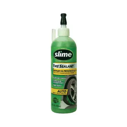Tire Sealant, 16 oz Squeeze Bottle, Liquid, Characteristic Green Tire Sealant, 16 oz Squeeze Bottle, Liquid, Characteristic Green