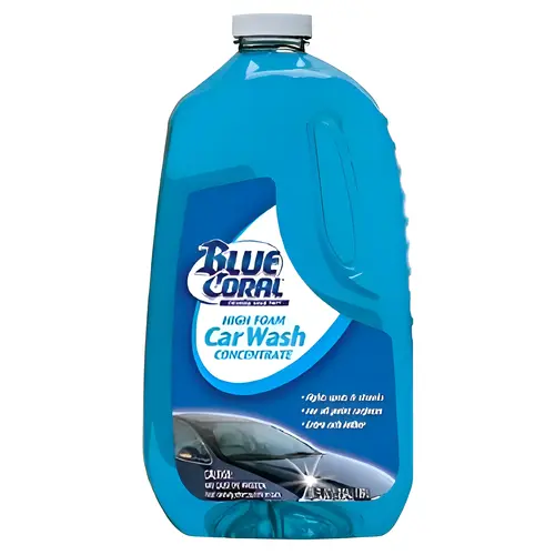 Car Wash, 64 oz, Liquid, Mild Clear Blue