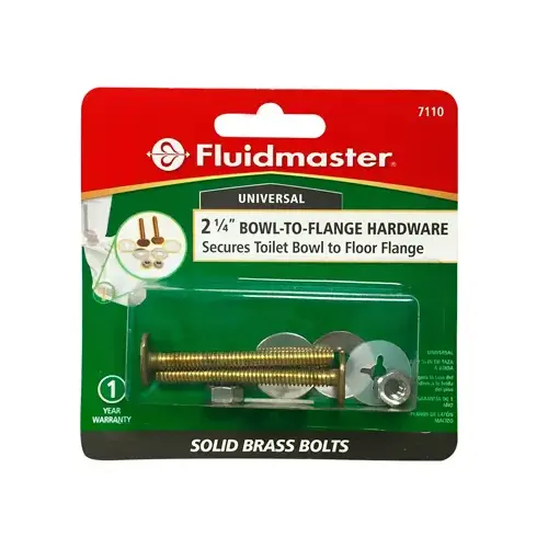 Bowl-to-Floor Bolt, Brass Bowl-to-Floor Bolt, Brass