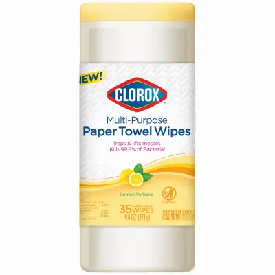 CLOROX Disinfecting Wipes Lemon Verbena Scent 35 ct - pack of 6 32580-XCP6