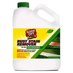 Goof Off GSX00101 Rust Stain Remover, 1 gal, Liquid, Acidic, Clear