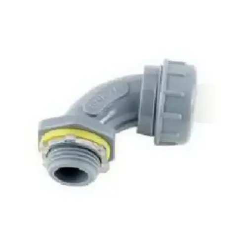 Liquidtight Connector, 90 deg Angle, PVC Liquidtight Connector, 90 deg Angle, PVC