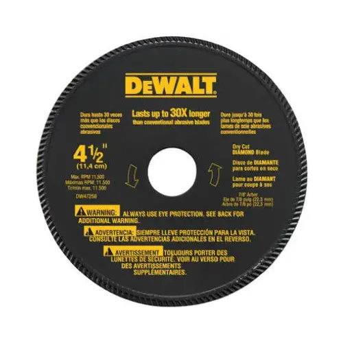 4-1/2" HIGH PERFORMANCE DIAMOND MASONRY BLADE - pack of 5 4-1/2" HIGH PERFORMANCE DIAMOND MASONRY BLADE - pack of 5
