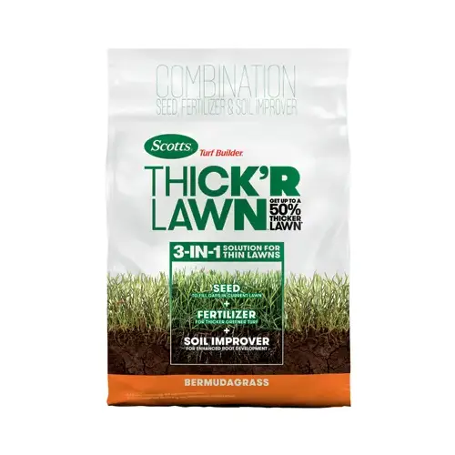 Turf Builder Thick'R Lawn Bermuda Grass Seed, 12 lb Bag Turf Builder Thick'R Lawn Bermuda Grass Seed, 12 lb Bag