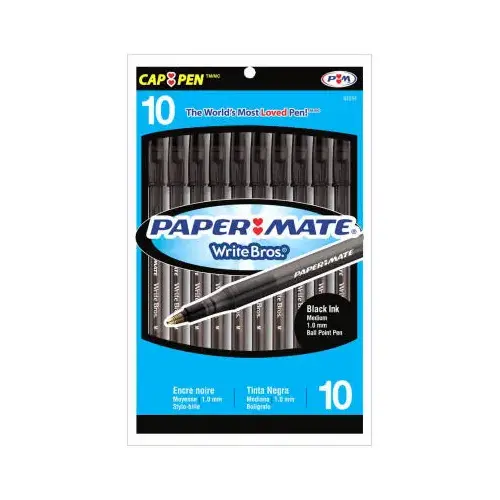 Ball Point Pen Write Bros Black - pack of 120
