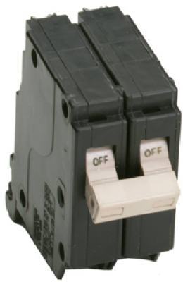 Eaton CHF220 Circuit Breaker with Flag, Mini, Type CHF, 20 A, 2 -Pole, 120/240 V, Instantaneous Trip