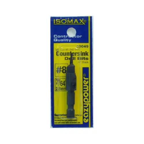 #8 Screw Countersink Drill, 1/4 In. Shank, 7/64 In.