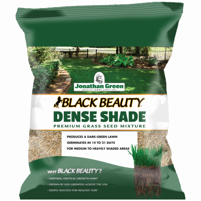 JONATHAN GREEN TURF 10600 Black Beauty 3 Lb. 900 Sq. Ft. Coverage Dense Shade Grass Seed