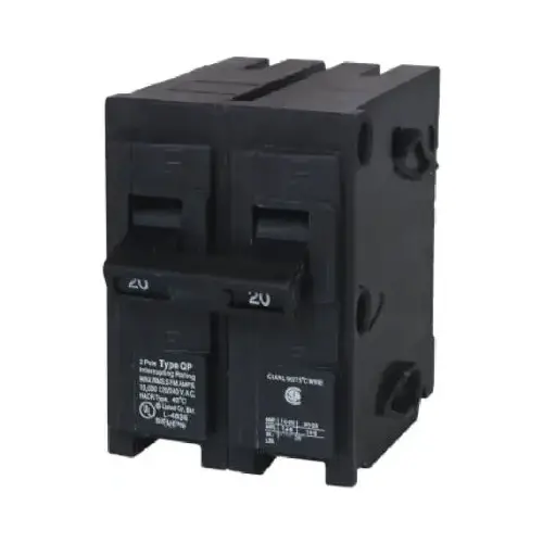 Circuit Breaker 50 amps Standard 2-Pole Black