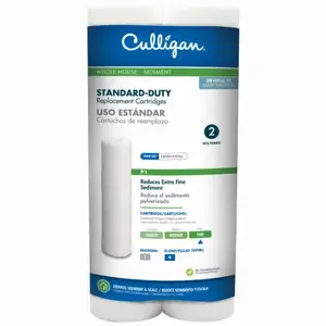 Culligan P1 Water Filter Cartridge, 1 um Filter, Polypropylene Spun Filter Media Pair