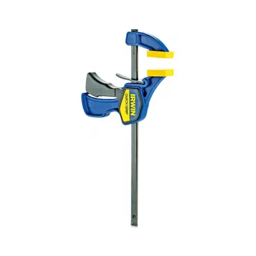 QUICK-GRIP One-Handed Mini Bar Clamp, 150 lb, 6 in Max Opening Size, 2-7/16 in D Throat QUICK-GRIP One-Handed Mini Bar Clamp, 150 lb, 6 in Max Opening Size, 2-7/16 in D Throat