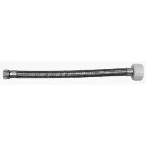 Homewerks 7233-09-38-2 Toilet Supply Line 3/8" Compression X 7/8" D Ballcock 9" Braided Stainless Steel