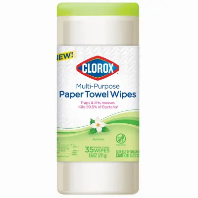 CLOROX Disinfecting Wipes Jasmine Scent 75 ct - pack of 6 32579-XCP6