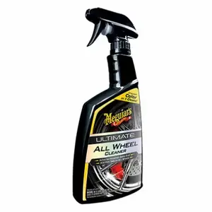 Meguiar's G180124 All Wheel Cleaner, 24 oz Aerosol Can, Transparent, Liquid