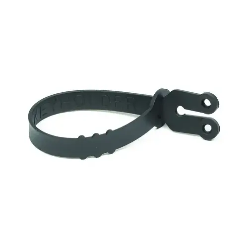 Universal Chuck Key Holder, 1/4 to 3/8 in Chuck Key, Rubber Black