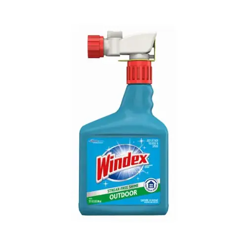 Glass Cleaner, 32 oz Bottle, Liquid, Characteristic, Clear - pack of 8 Glass Cleaner, 32 oz Bottle, Liquid, Characteristic, Clear - pack of 8