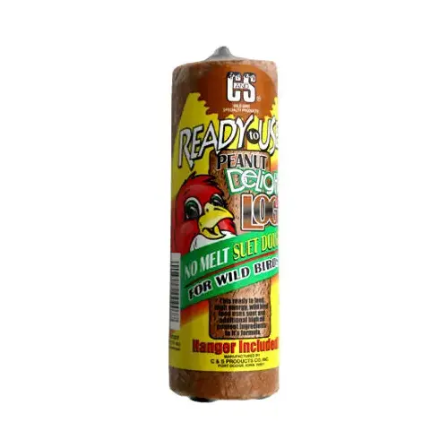 Wild Bird Food C & S Products Ready To Use Peanut Delight Log 15.5 oz. Wild Bird Food C & S Products Ready To Use Peanut Delight Log 15.5 oz.