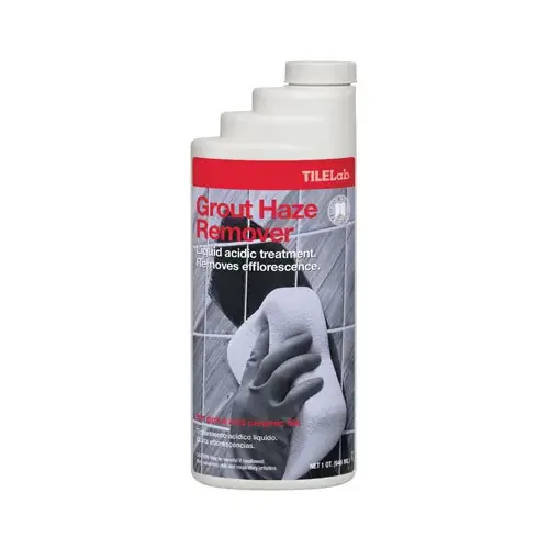 Grout Haze Remover, 1 qt Bottle, Liquid, Characteristic, Clear Grout Haze Remover, 1 qt Bottle, Liquid, Characteristic, Clear