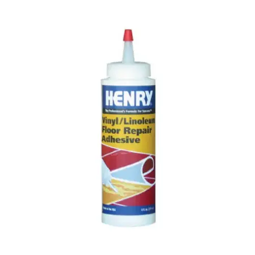 Vinyl and Linoleum Repair Adhesive High Strength Liquid 6 oz