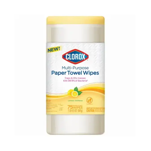 Multi-Purpose Paper Towel Wipe, Lemon Verbena Scent, 75-Ct. Multi-Purpose Paper Towel Wipe, Lemon Verbena Scent, 75-Ct.