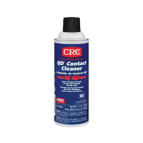 QD Contact Cleaner, 11 oz, Liquid, Alcohol Colorless QD Contact Cleaner, 11 oz, Liquid, Alcohol Colorless