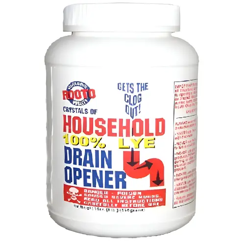 Drain Cleaner Household Lye Based Crystals 1 lb Drain Cleaner Household Lye Based Crystals 1 lb