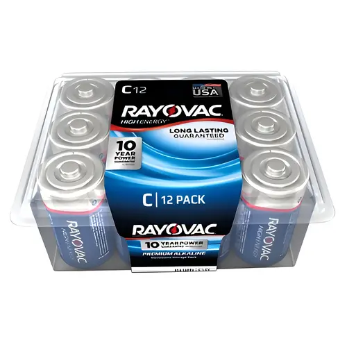Battery, 1.5 V Battery, 7245 mAh, C Battery, Alkaline - pack of 12 Battery, 1.5 V Battery, 7245 mAh, C Battery, Alkaline - pack of 12