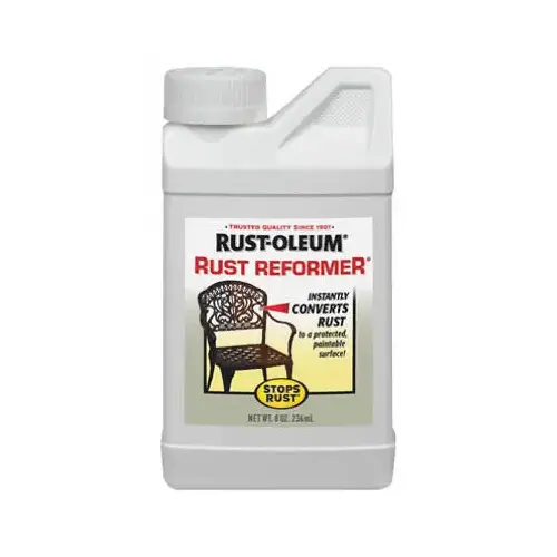 STOPS RUST Rust Reformer, Liquid, Solvent-Like, Clear, 8 oz STOPS RUST Rust Reformer, Liquid, Solvent-Like, Clear, 8 oz