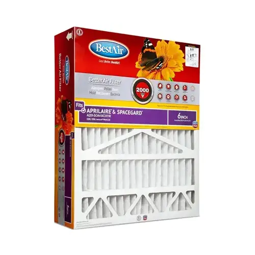 Air Filter 25" W X 16" H X 4" D 8 MERV Pleated - pack of 3