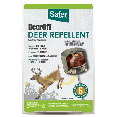 Safer Brand Deer Deer Repellent Station Weatherproof Repels: Deer - pack of 36 5962-XCP6