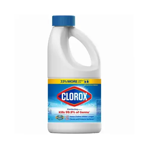 Regular Bleach, 43 oz, Liquid, Bleach - pack of 6 Regular Bleach, 43 oz, Liquid, Bleach - pack of 6