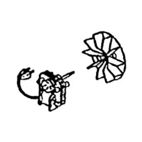 NuTone 120V 50 CFM Genuine Replacement Bathroom Exhaust Fan Motor/Wheel