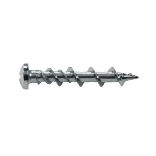 Walldog Screw & Anchor 3/16" D X 1-1/4" L Chrome Pan Head Walldog Screw & Anchor 3/16" D X 1-1/4" L Chrome Pan Head