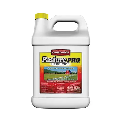 Pasture Pro Brush and Weed Killer, Liquid, Amber, 1 gal