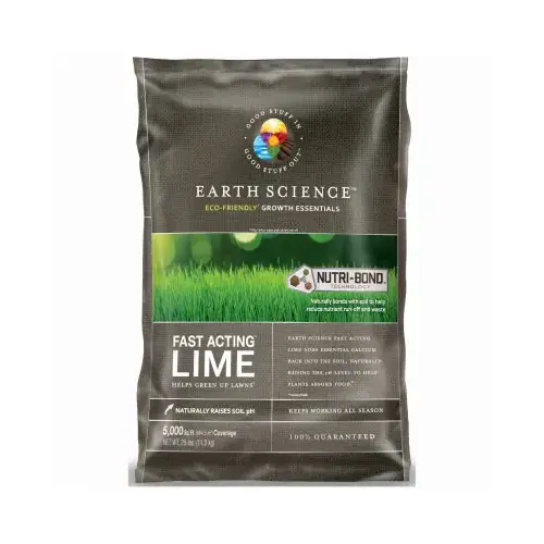 Fast Acting Lawn & Garden Lime, 25 Lbs., Covers 5,000 Sq. Ft.