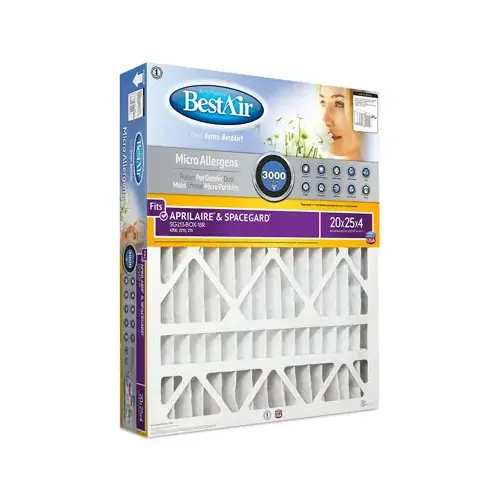 Air Filter 20" W X 25" H X 4" D 13 MERV Pleated - pack of 2 Air Filter 20" W X 25" H X 4" D 13 MERV Pleated - pack of 2