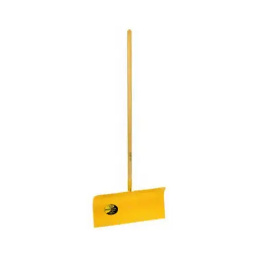 24 In. Aluminum Snow Pusher with 48 In. Wood Handle 24 In. Aluminum Snow Pusher with 48 In. Wood Handle