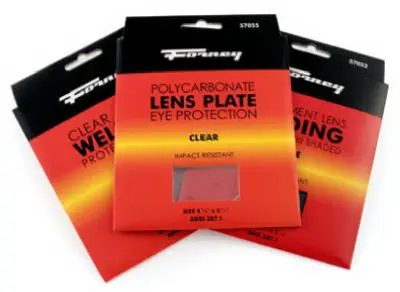Forney LENS REPL 4-1/2X5-1/4IN SHD10 Black 57052