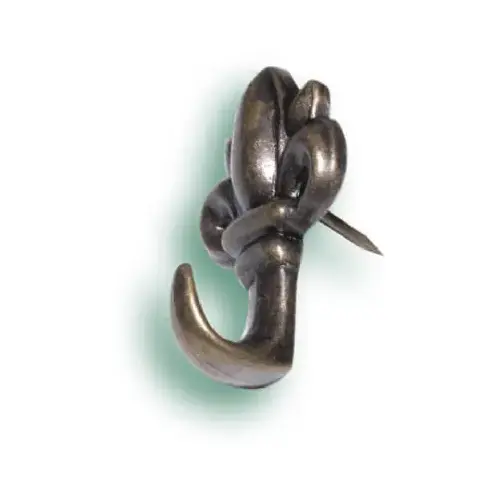 Picture Hook AnchorWire Antique Brass Push Pin 20 lb Antique Brass