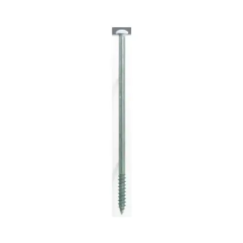 Gutter Screws No. 7 X 7" L Square Round Head 10 lb Galvanized Gutter Screws No. 7 X 7" L Square Round Head 10 lb Galvanized