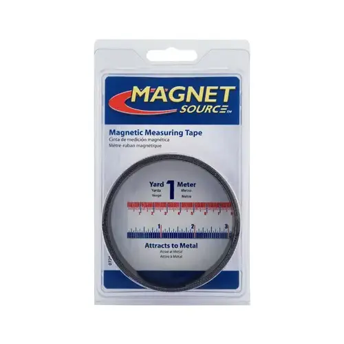 Magnetic Measuring Tape 39.375" L X 1" W Blue/Red/White Blue/Red/White Assorted Magnetic Measuring Tape 39.375" L X 1" W Blue/Red/White Blue/Red/White Assorted