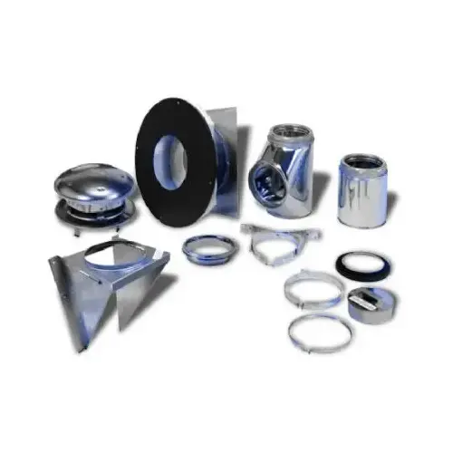 Thru-the-Wall Support Kit, Stainless Steel Black/Silver Thru-the-Wall Support Kit, Stainless Steel Black/Silver