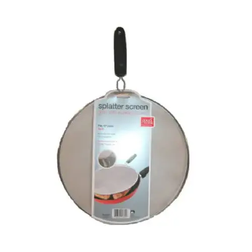 Splatter Screen Silver/Black Stainless Steel Silver/Black Splatter Screen Silver/Black Stainless Steel Silver/Black