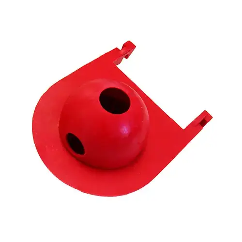 Toilet Flapper, Specifications: 3-1/4 in, Rubber, Red Toilet Flapper, Specifications: 3-1/4 in, Rubber, Red